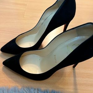 Christian louboutin Pigalle follies 100mm  suede.
